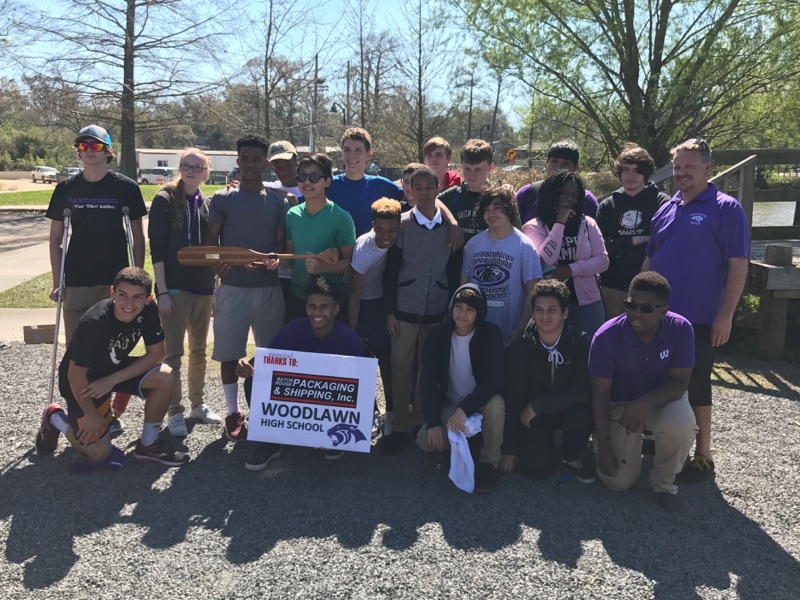 Panthers Presented with Performance Award at Cardboard Boat Challenge