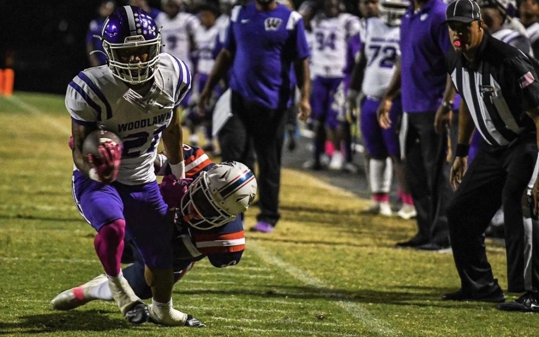 Woodlawn powers past Liberty Magnet, 38-7, behind three Jay’veon Haynes touchdowns